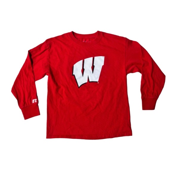 Russell Brand Wisconsin Badgers Kids Tee “We Don’t Lose” on Back Size S (6-7) - Picture 6 of 9